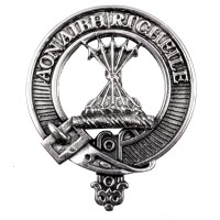 Carrick <br>Clan Cameron Crest Cap Badge 