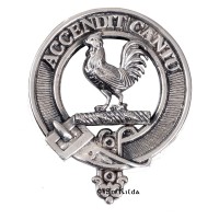 Carrick <br>Clan Cockburn Crest Cap Badge 