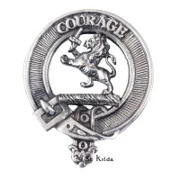 Carrick <br>Clan Cumming Crest Cap Badge 