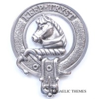 <br>Clan Hepburn Crest Cap Badge