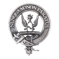 Carrick <br>Clan Johnstone Crest Cap Badge 