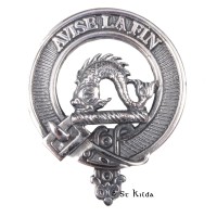 Carrick <br>Clan Kennedy Crest Cap Badge 