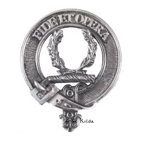 Carrick <br>Clan Macarthur Crest Cap Badge 