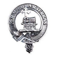 Carrick <br>Clan Macdonald Crest Cap Badge 