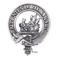 Carrick <br>Clan Mackinnon Crest Cap Badge 