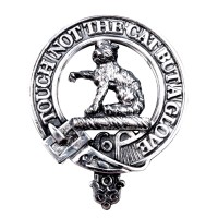 Carrick <br>Clan Macpherson Crest Cap Badge 