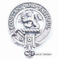 <br>Clan Macqueen Crest Cap Badge