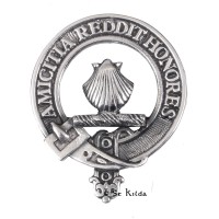 Carrick <br>Clan Pringle Crest Cap Badge 