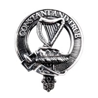 Carrick <br>Clan Rose Crest Cap Badge 