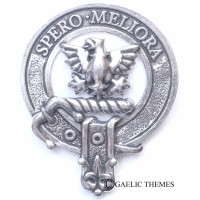<br>Clan Sandilands Crest Cap Badge