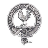 Carrick <br>Clan Sinclair Crest Cap Badge 