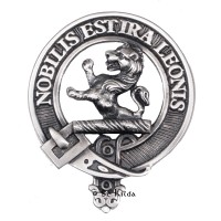 Carrick <br>Clan Inglis Crest Cap Badge 