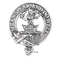 Carrick <br>Clan Urquhart Crest Cap Badge 