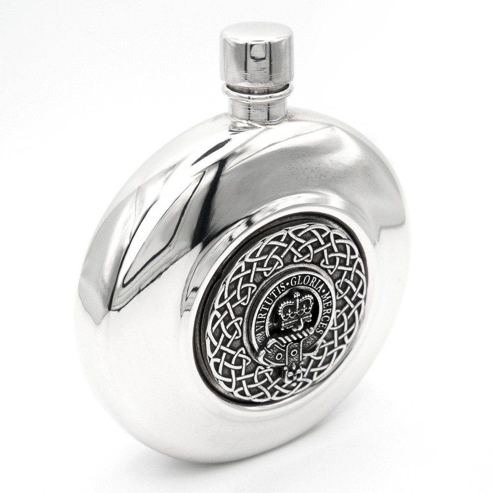 Sporran Flask Scottish Clan Crest