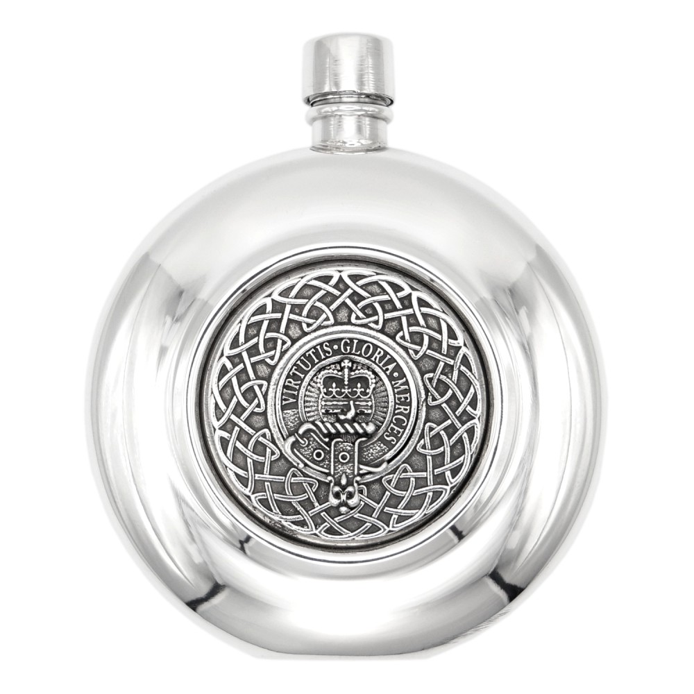 Sporran Flask Scottish Clan Crest