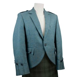 44R Fisherman's Blue Tweed Argyll Jacket - jacket only