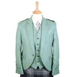 42L Lovat Green Tweed Argyll Jacket and Waistcoat