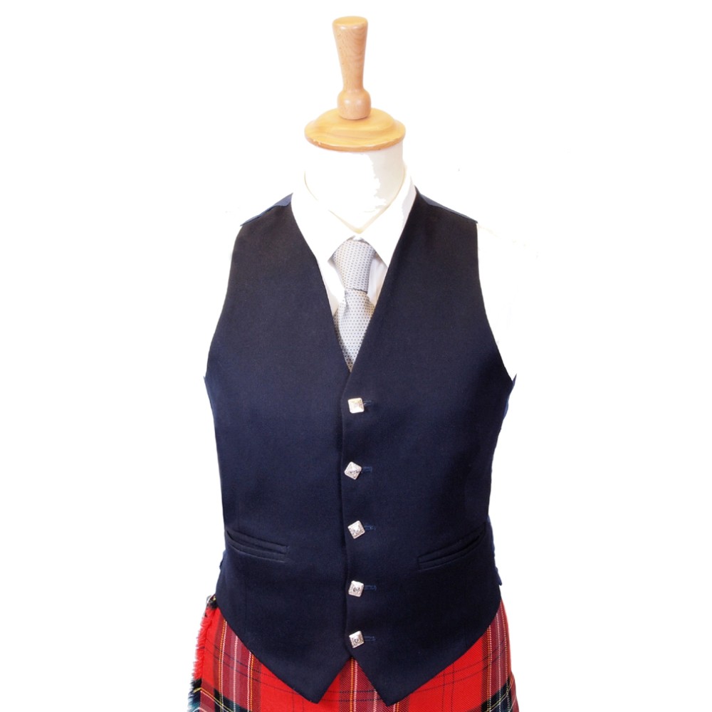 38S Piper Crail Jacket and Waistcoat - Navy Blue