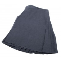 Full 10 oz Charcoal Kilt: 29.5/24 Polyviscose