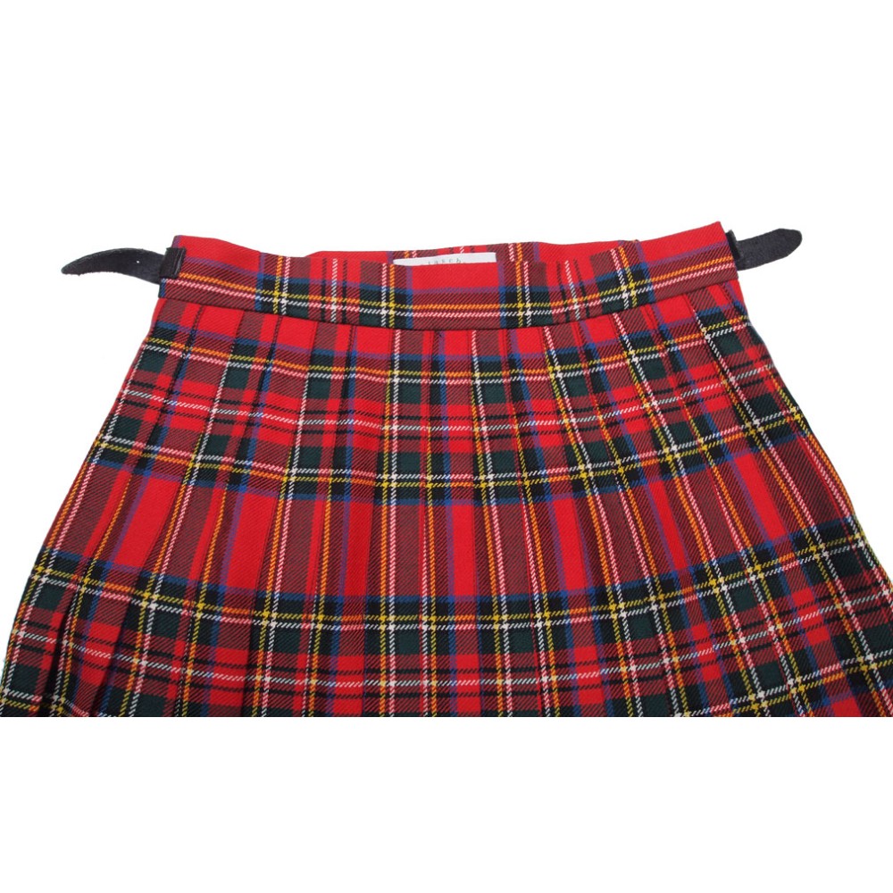 Royal Stewart Kilted Skirt - W:25 H:29 L:18