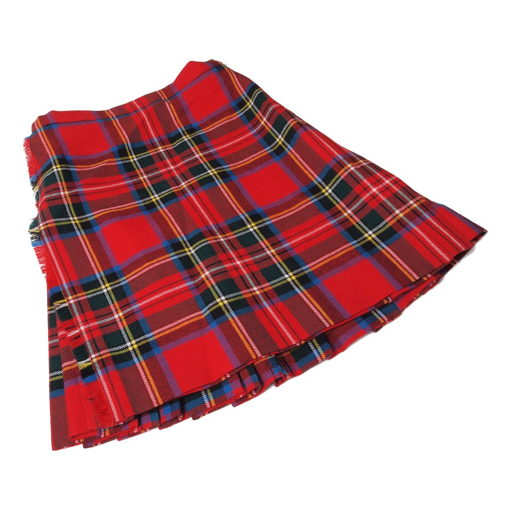 Royal Stewart Kilted Skirt - W:24 H:28 L:18