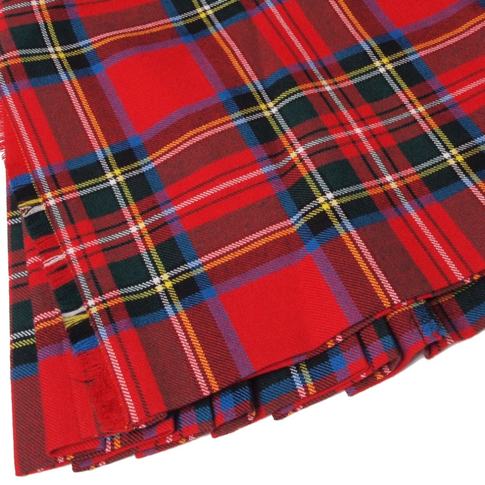 Royal Stewart Kilted Skirt - W:24 H:28 L:18