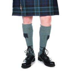Clearance Lovat Blue Kilt Hose (old shade) - Extra Large Only