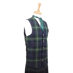 34" Gordon Modern Tartan Waistcoat