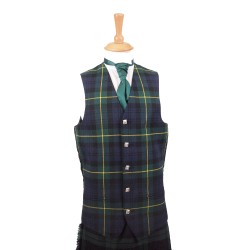 34" Gordon Modern Tartan Waistcoat