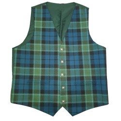 43" Graham of Montrose Muted Tartan Waistcoat