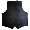 44" Sinclair Red Modern Tartan Waistcoat