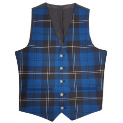 40" Ramsay Blue Tartan Waistcoat