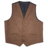 44L Mocha Reeve Tweed Waistcoat