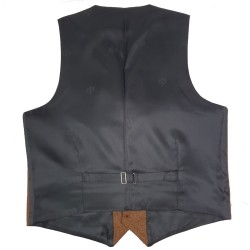 44L Mocha Reeve Tweed Waistcoat