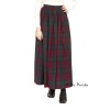Gathered Tartan Skirt