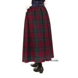 Gathered Tartan Skirt