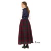 Gathered Tartan Skirt