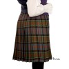 Kilted Tartan Skirt - Thompson Camel