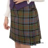 Kilted Tartan Skirt - Thompson Camel