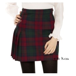 Mini Kilted Tartan Skirt