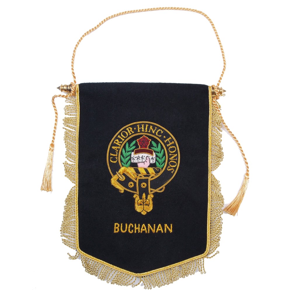 Embroidered Buchanan Clan Banner