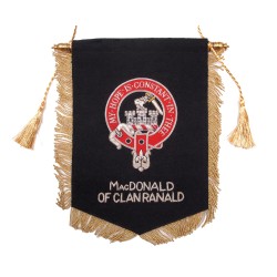 Embroidered MacDonald of Clanranald Clan Banner