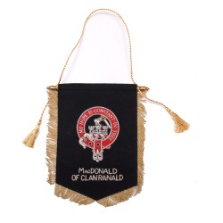 Embroidered MacDonald of Clanranald Clan Banner