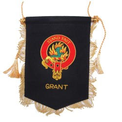 Embroidered Grant Clan Banner