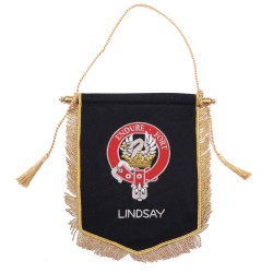 Embroidered Lindsay Clan Banner