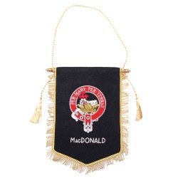 Embroidered MacDonald Clan Banner