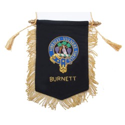 Embroidered Burnett Clan Banner
