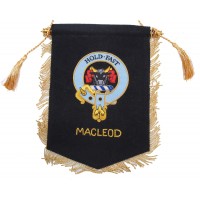 Embroidered Macleod Clan Banner (blue)