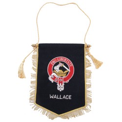 Embroidered Wallace Clan Banner