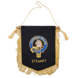 Embroidered Stewart of Appin Clan Banner